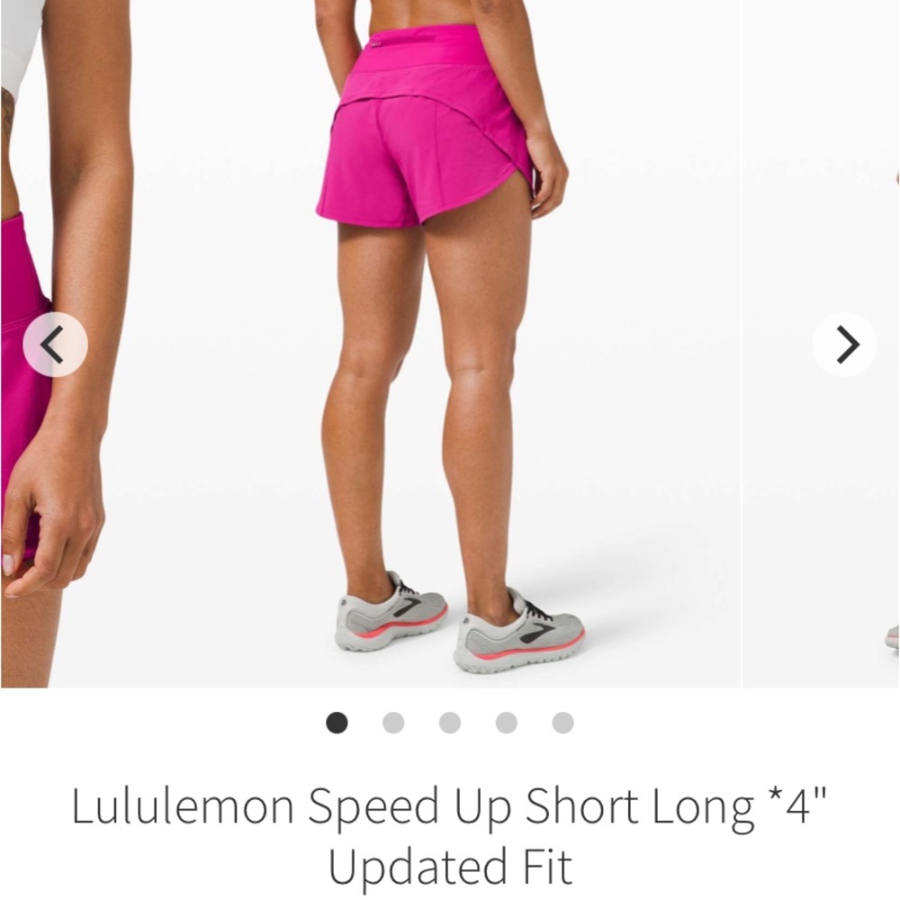 Lululemon Pink Speed Up